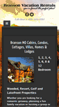 Mobile Screenshot of bransonvacationcabins.com