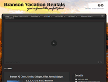 Tablet Screenshot of bransonvacationcabins.com